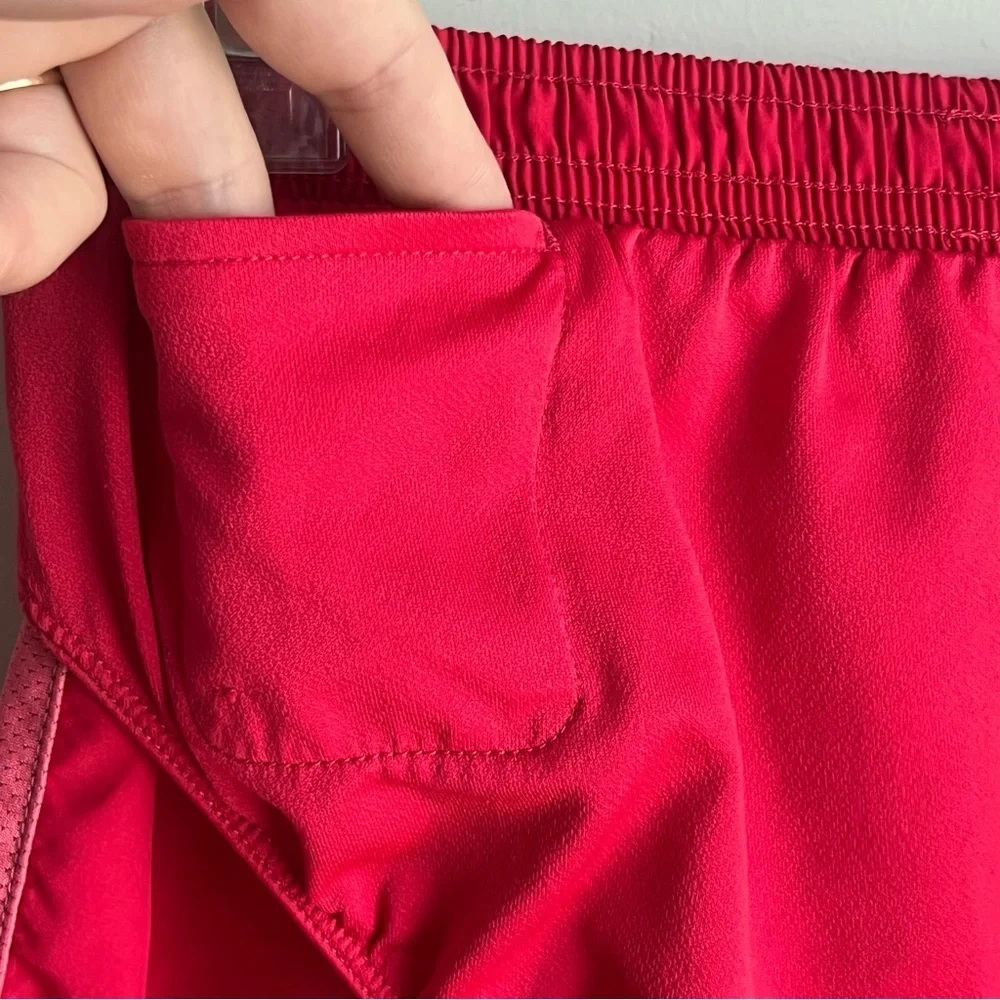 Women's Small Red Nike Dri-FIT Running Shorts - Picture 8 of 8